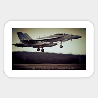 EA-18G Growler Super Hornet FCLP 1 Sticker